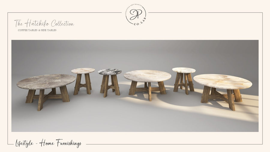 Hatchiko Coffee & Side Tables