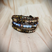 Wrap Bracelet - Opal, Sodalite & Tiger's Eye